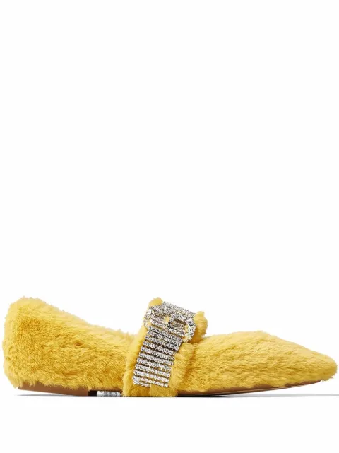 Jimmy Choo Sapatilha Krista com pelos
