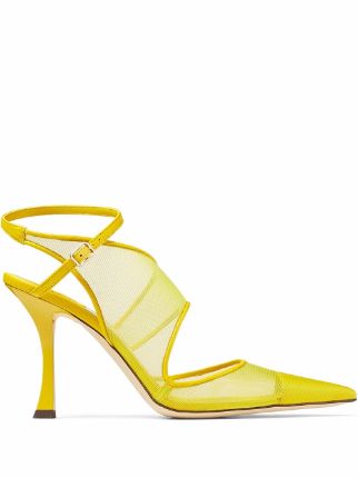 jimmy choo yellow pumps