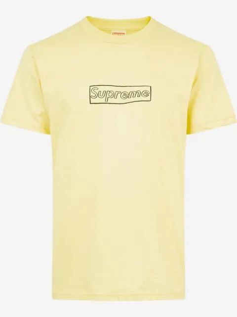 Supreme playera Chalk de x Jean Paul Gaultier x KAWS