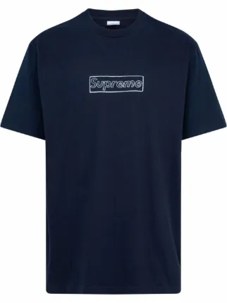 Supreme KAWS Chalk Logo コラボTシャツ Supreme KAWS Chalk Logo Tee White Men's - SS21 - US