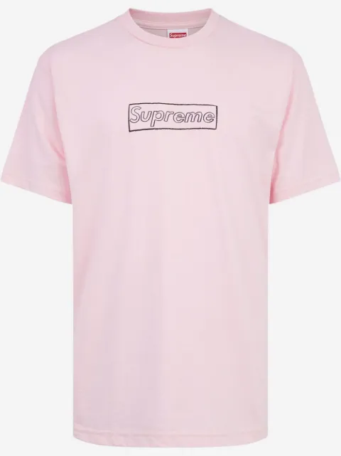 Supreme x KAWS Chalk Logo crew neck T-shirt