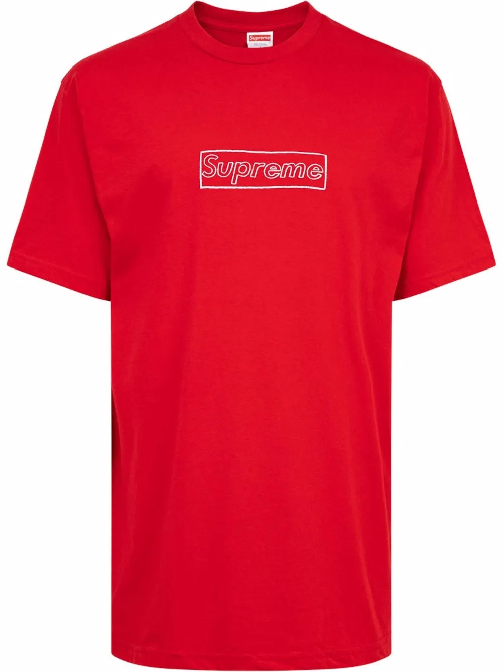 Image 1 of Supreme x KAWS Chalk Logo T-shirt