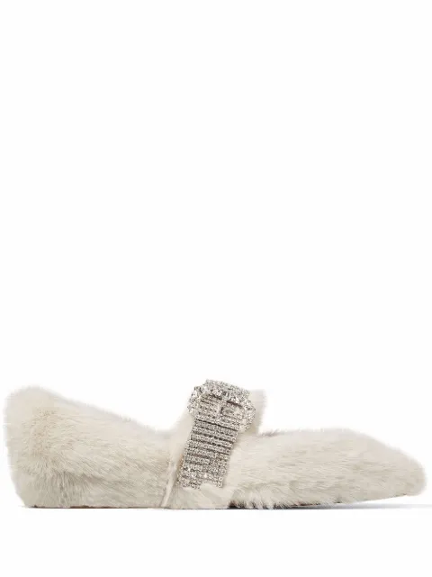 Jimmy Choo Sapatilha Krista com pelos