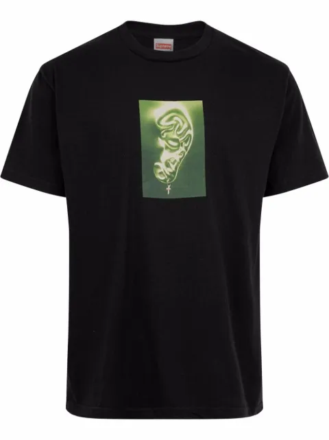 Supreme T-shirt med øre-tryk