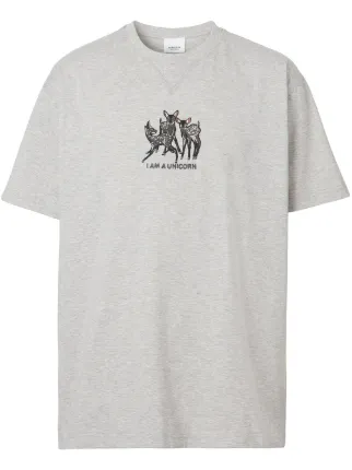 Burberry t shirt deer discount