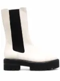 Stuart Weitzman chunky leather boots - Neutrals