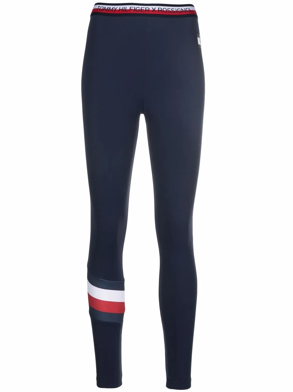 

Rossignol leggins con detalles de rayas y logo en la pretina - Azul