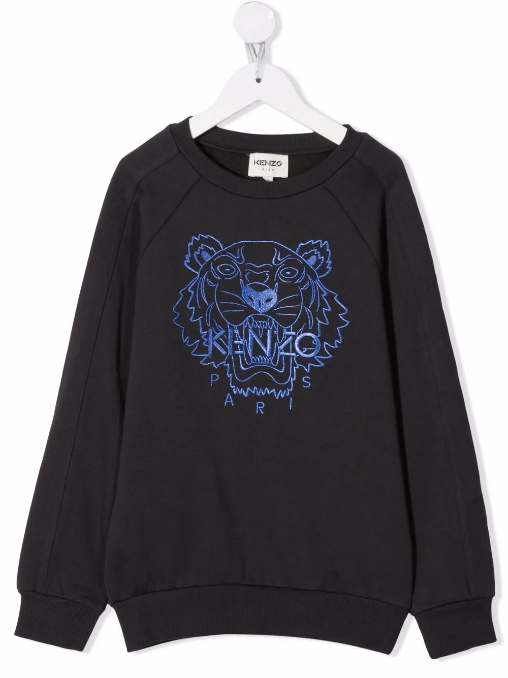 фото Kenzo kids толстовка с вышивкой tiger