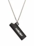 AMBUSH lighter case pendant necklace - Black