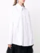 Simone Rocha Langarmshirt mit spitzem Kragen