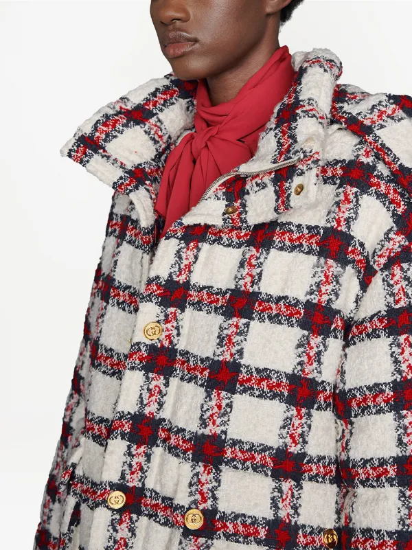 Checkered 2024 print jacket