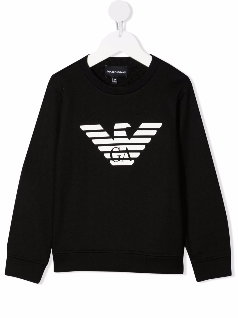 Image 1 of Emporio Armani Kids logo-print sweatshirt