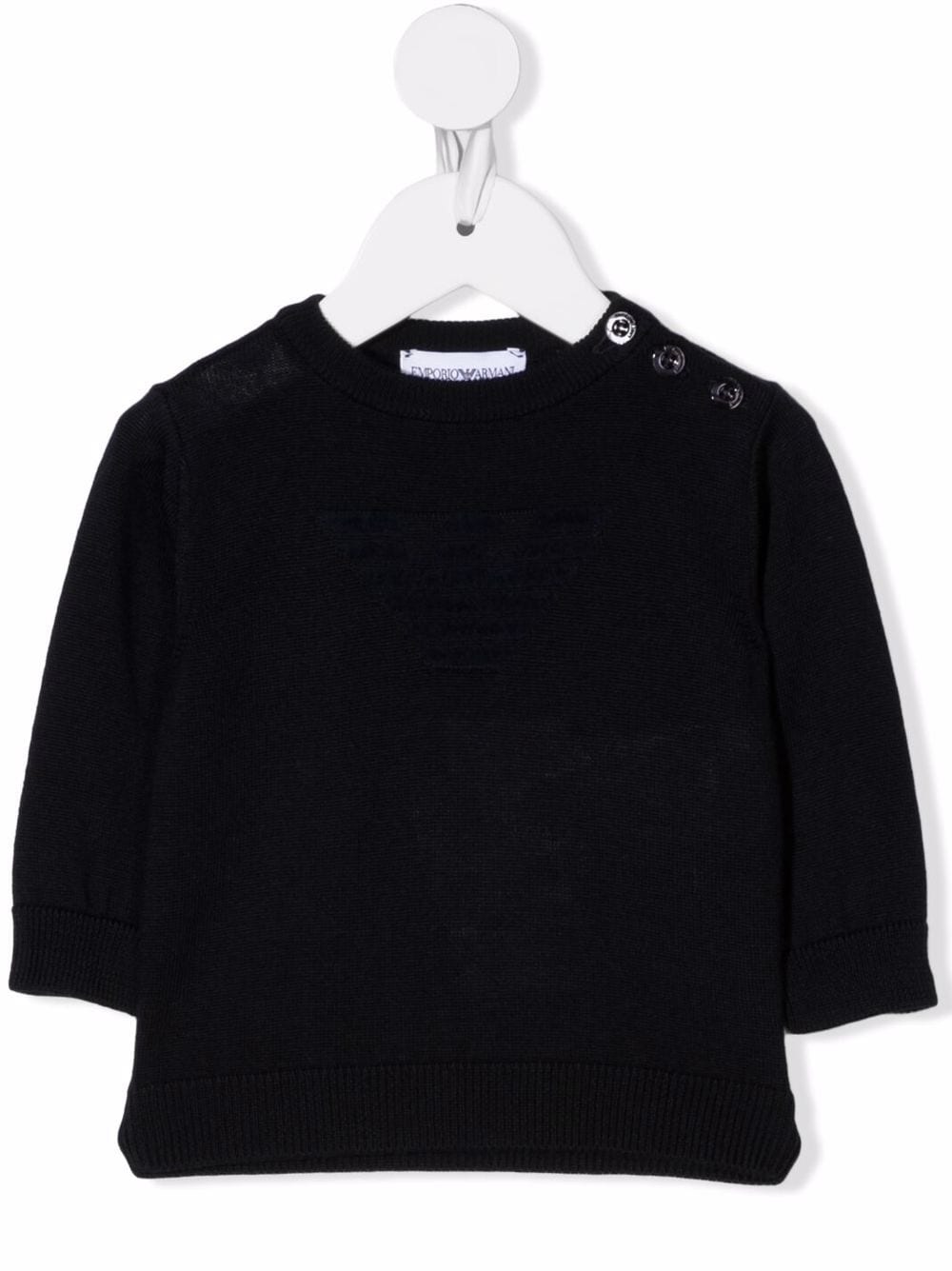 Image 1 of Emporio Armani Kids buttoned-shoulder sweater