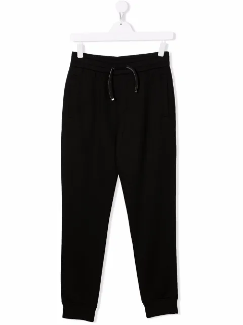 Emporio Armani Kids Calça esportiva de jersey com ajuste no cós