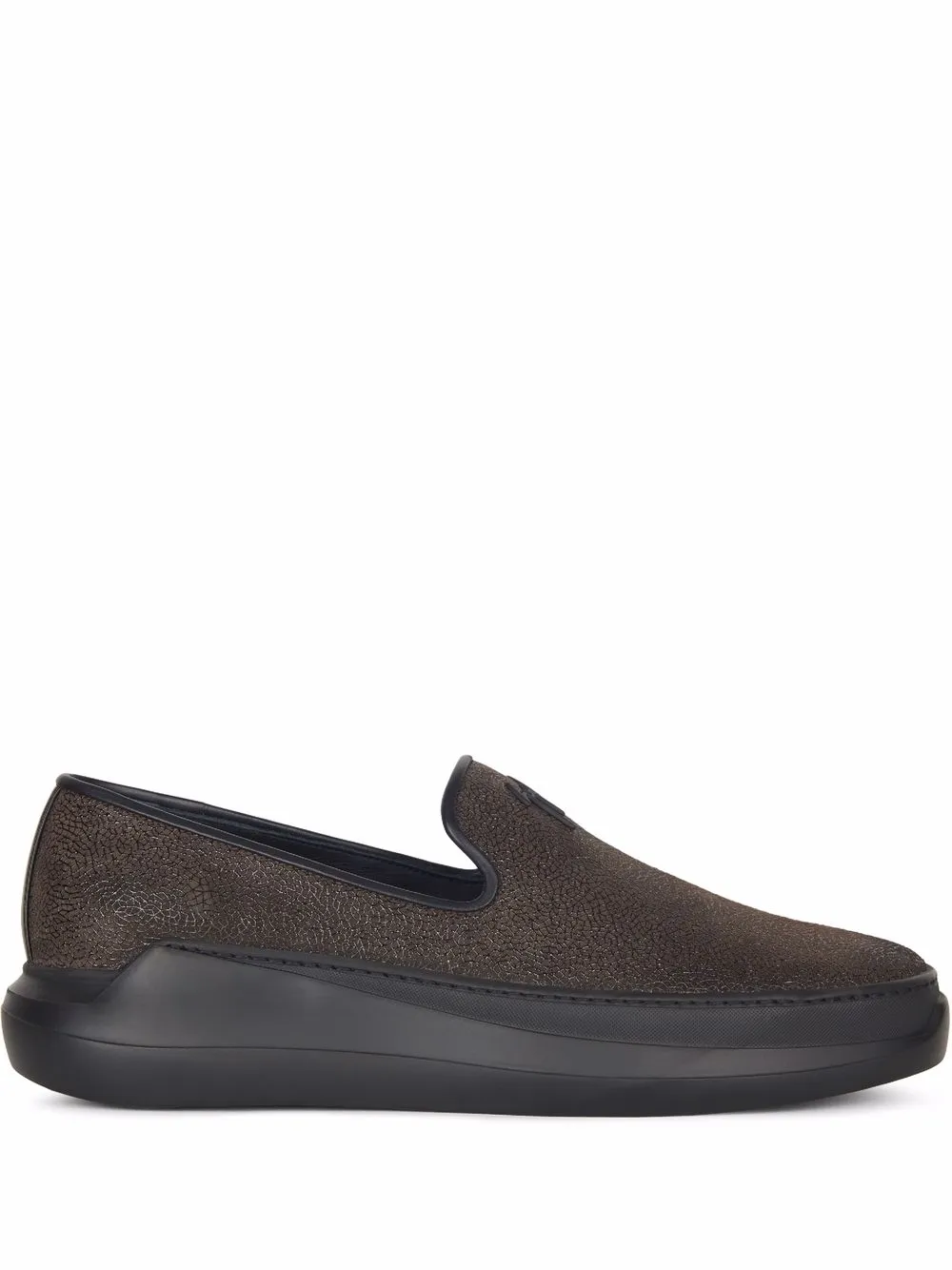 Giuseppe Zanotti Conley loafers met rits Bruin