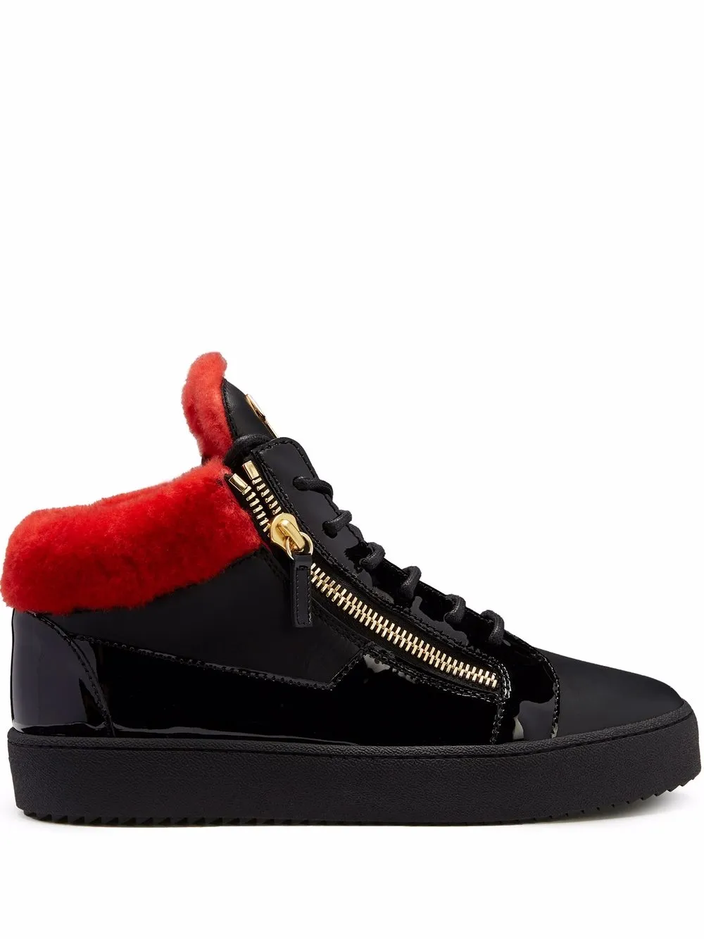 Giuseppe Zanotti Kriss leather sneakers | Black | Image 1