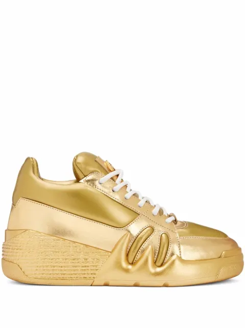 Giuseppe Zanotti Talon metallic mid-top sneakers