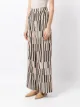 JOSEPH Assemblage print high-waist trousers