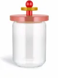 Alessi 100 Values Collection glass jar - Red