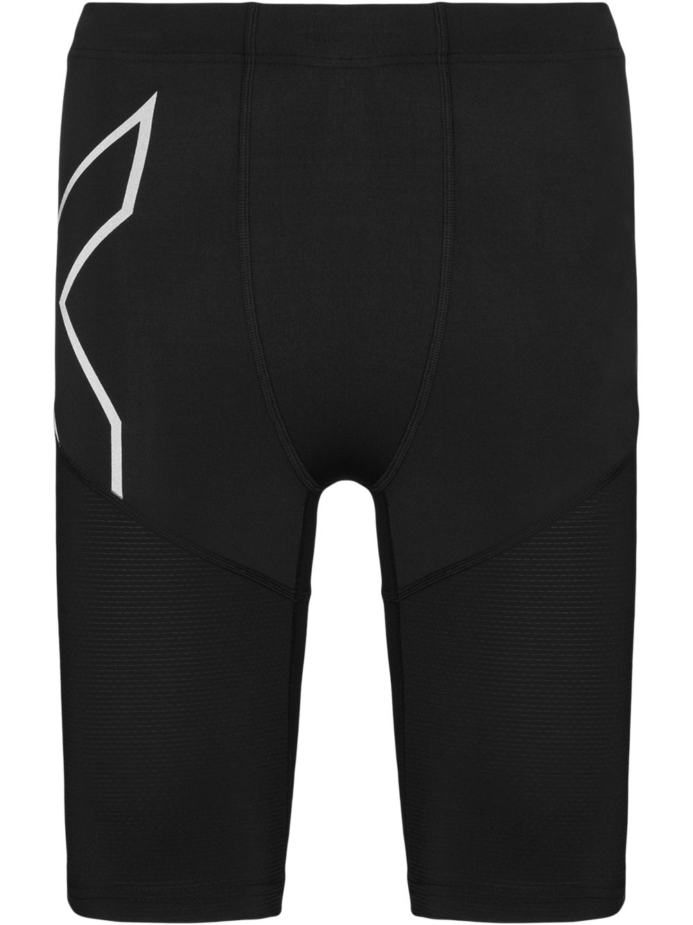 фото 2xu 2xu aerovent comp shrts blk slvr