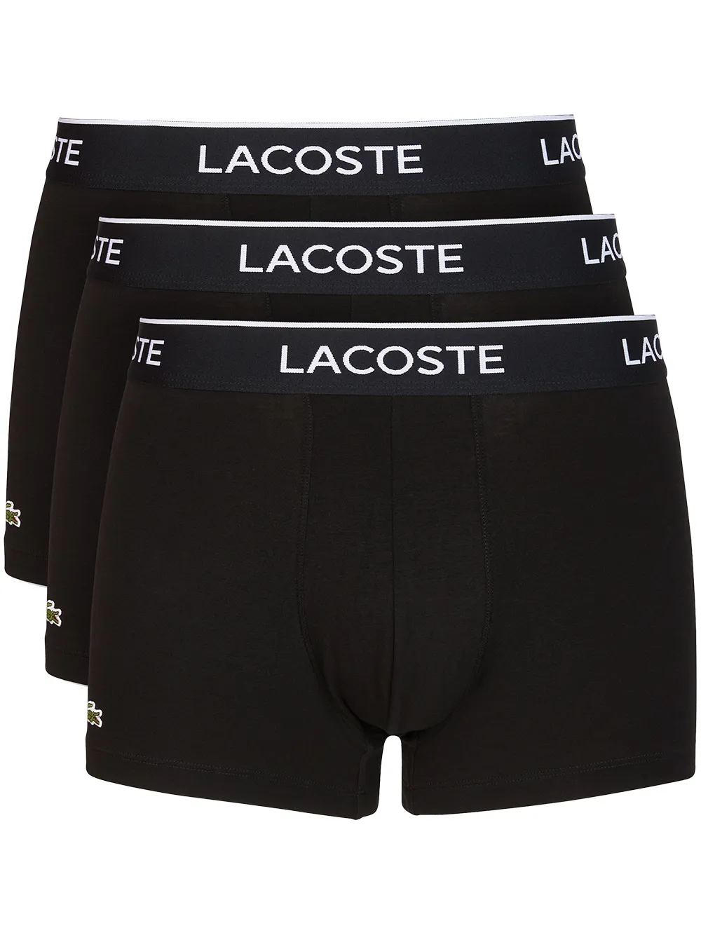 

Lacoste pack de tres bóxeres con logo - Negro