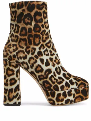 giuseppe zanotti leopard boots