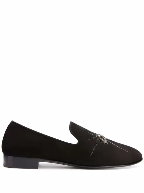 Giuseppe Zanotti Atrax spider-motif slippers