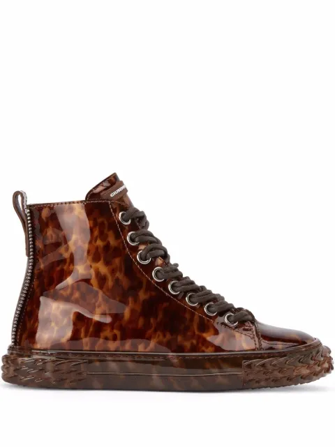 Giuseppe Zanotti leopard-print Blabber sneakers