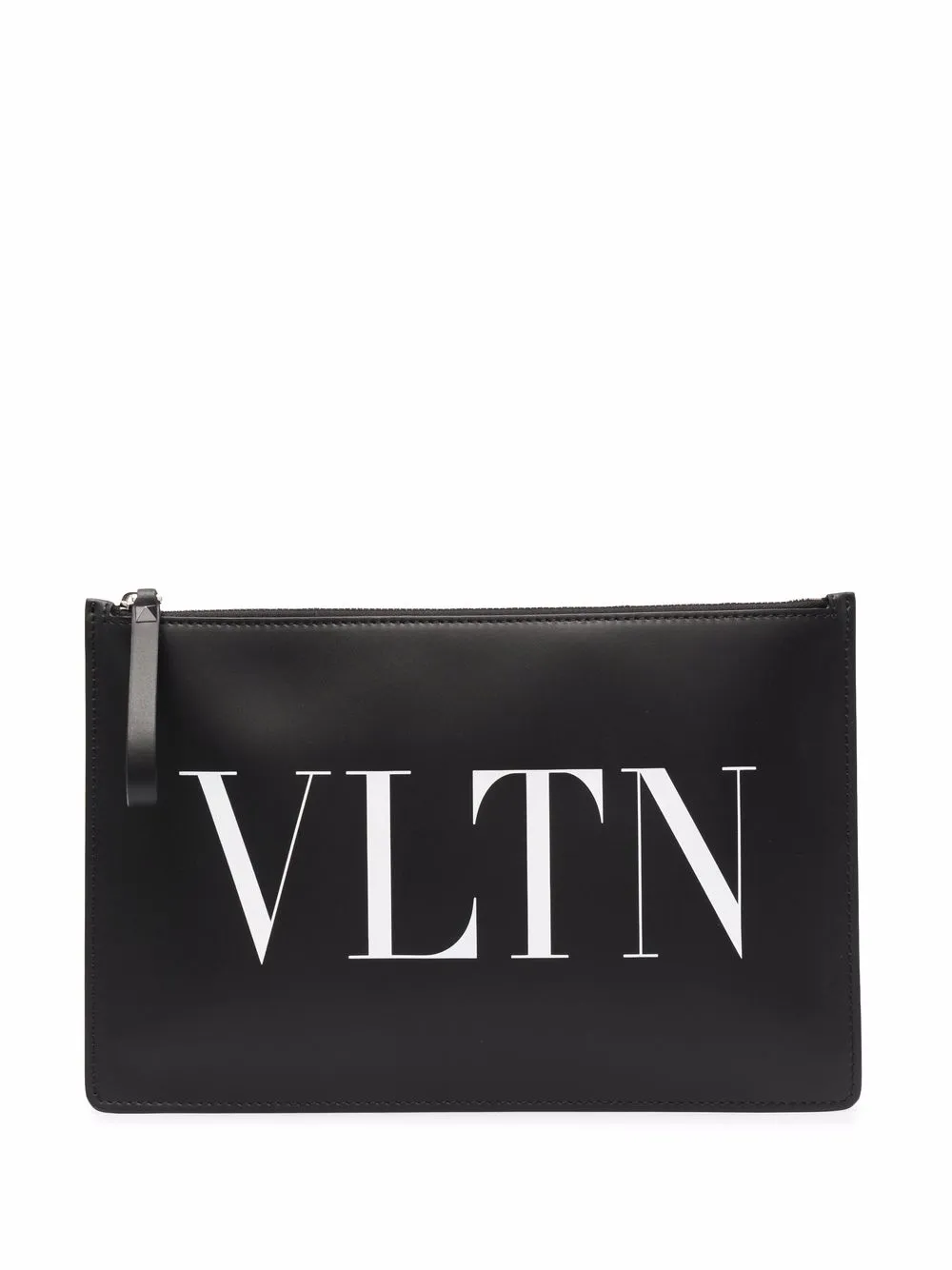 фото Valentino garavani vltn leather clutch