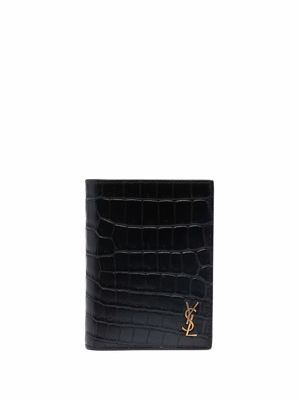 Saint Laurent crocodile-embossed Cardholder - Farfetch