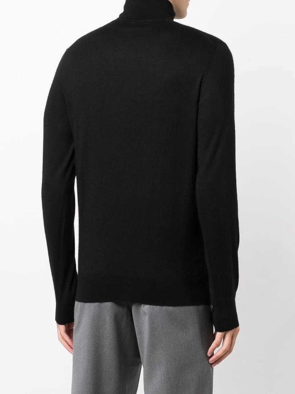 Roll Neck Cashmere-Silk Jumper