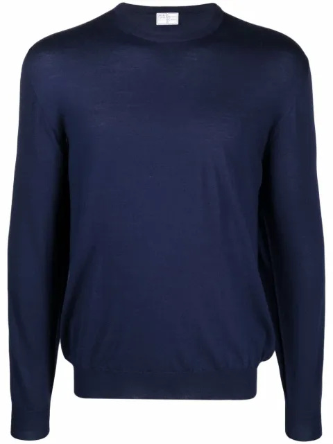 Fedeli Strickpullover mit Rundhalsausschnitt