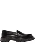 Adieu Paris penny-slot leather loafers - Black