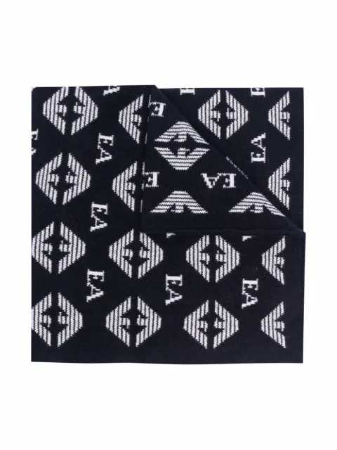 Emporio Armani Kids وشاح بطبعة مونوغرام