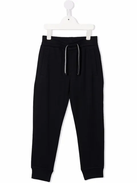 Emporio Armani Kids pants con cordones en la pretina