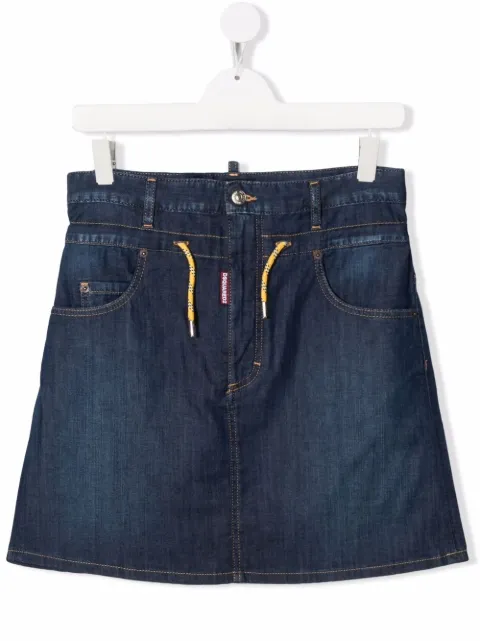 Dsquared2 Kids تنورة جينز برباط