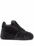 Giuseppe Zanotti Talon mid-top leather sneakers - Black