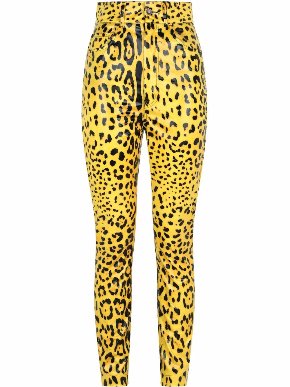 фото Dolce & gabbana брюки с леопардовым принтом
