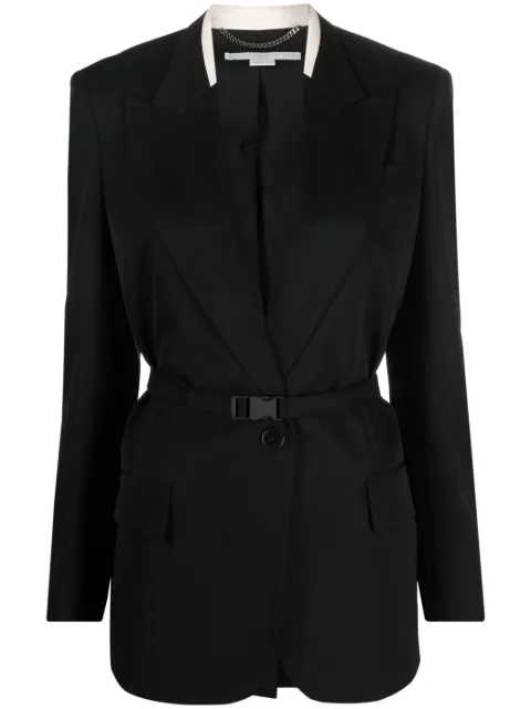 Stella McCartney single-breasted belted blazer