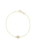 Gigi Clozeau 18kt rose gold Cross Charm Classic Gigi resin bracelet - Metallic