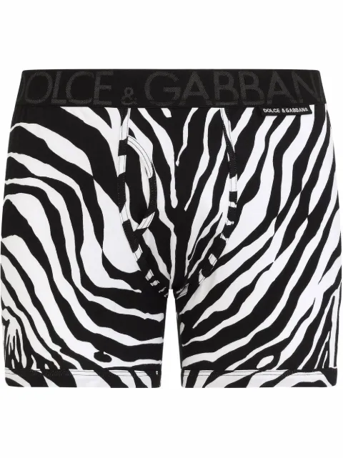 Dolce & Gabbana zebra-print boxer briefs