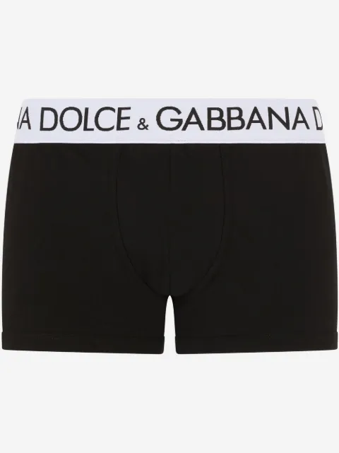 Dolce & Gabbana logo-waistband boxer briefs