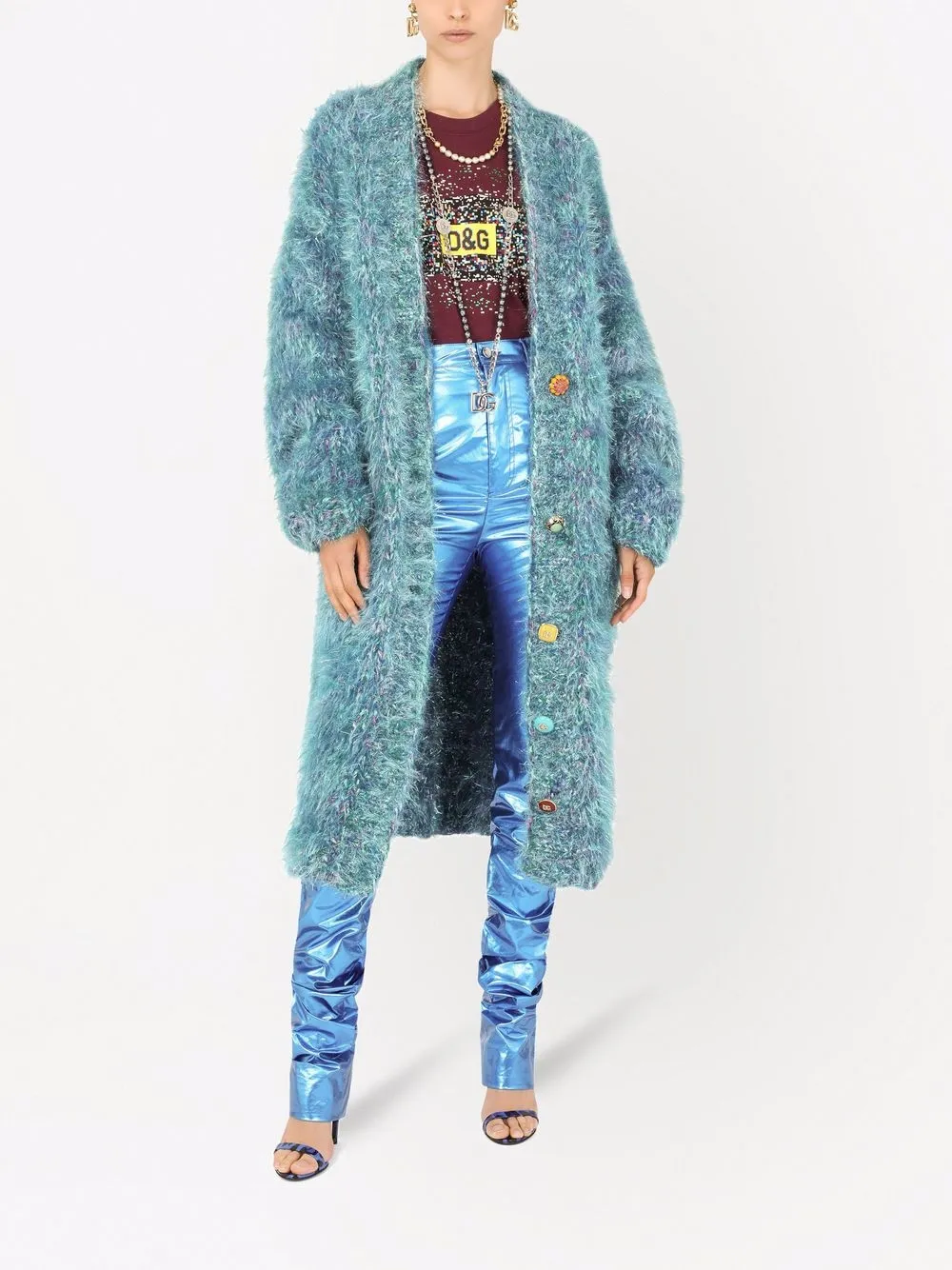 Bild 2 von Dolce & Gabbana Texturierter Strickmantel
