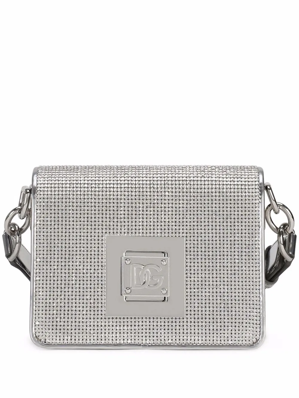 

Dolce & Gabbana cartera con placa del logo - Gris