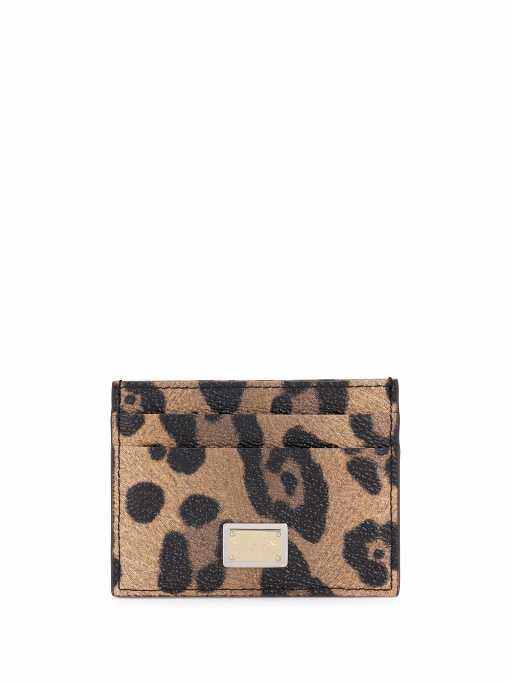 all-over leopard-print wallet