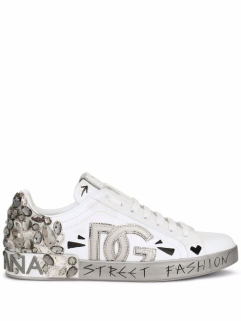 Dolce & Gabbana Portofino low-top leather sneakers