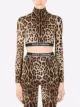 Dolce & Gabbana leopard-print cropped top