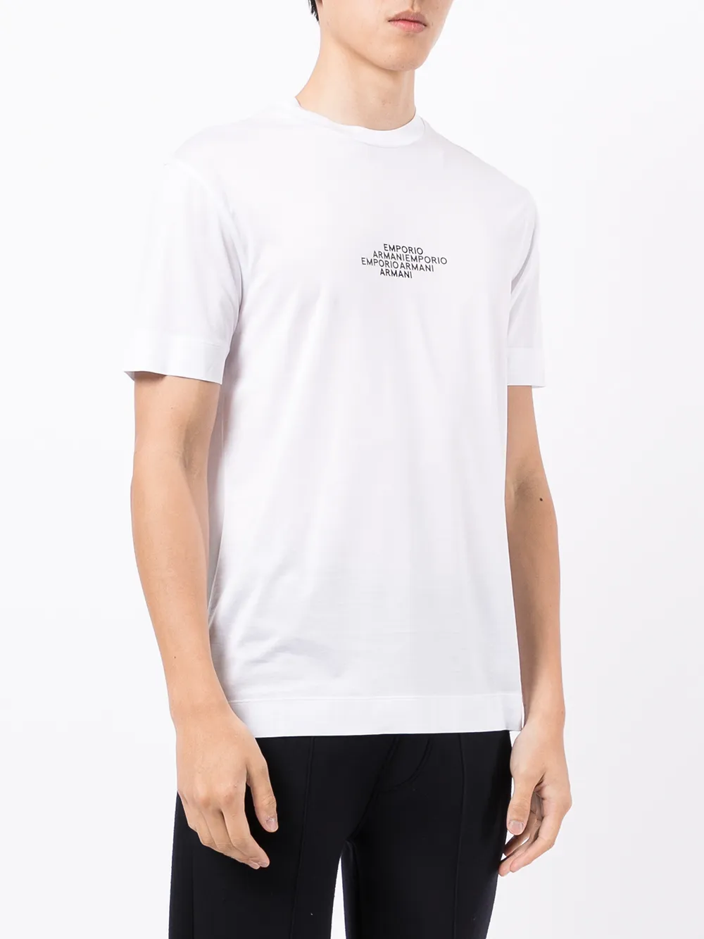 фото Emporio armani футболка с логотипом