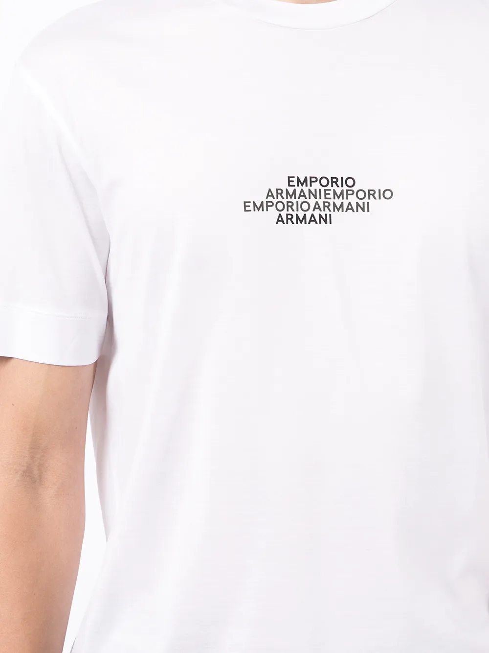 фото Emporio armani футболка с логотипом