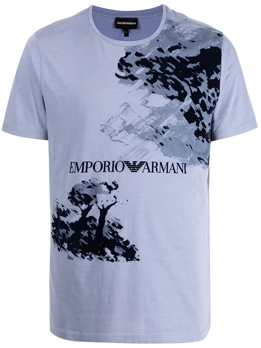 фото Emporio armani футболка с абстрактным принтом